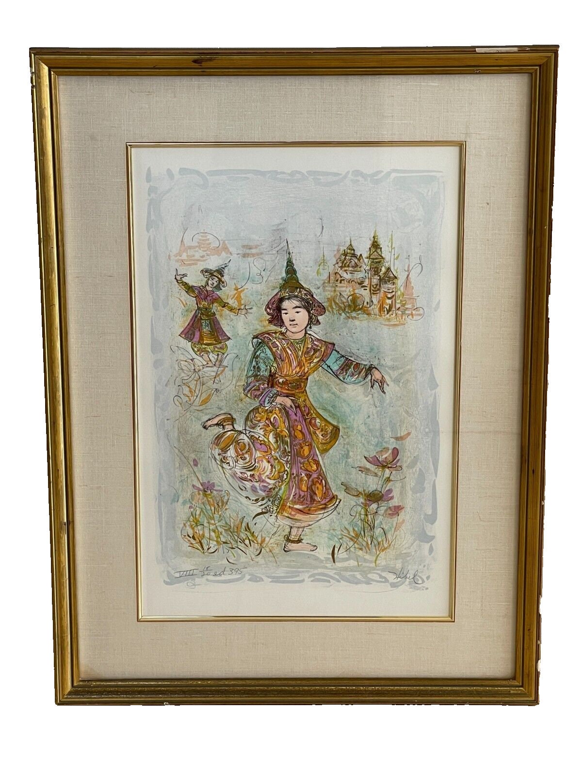 80s HULA DANCER 特大アート フレーム 油彩画 ヴィンテージ Hula Dancer, Hawaii' Art Print | Art.com