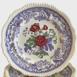 Copeland Spode MAYFLOWER 2/8772 Set of 5 Dinner Plates - 10 1/2"