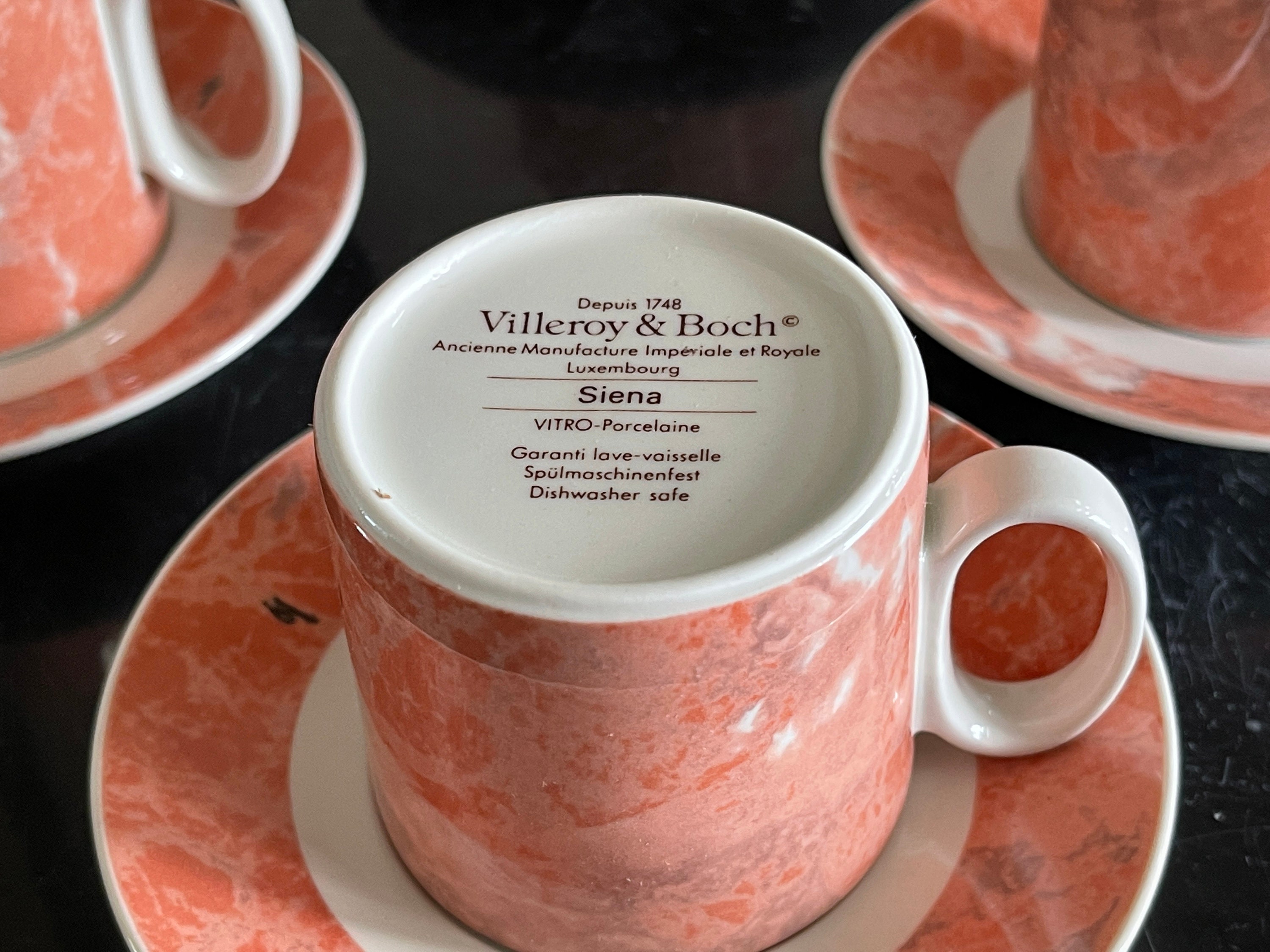Villeroy & Boch Siena カップ&ソーサーとプレート 2セット Villeroy & Boch Siena カップ&ソーサーとプレート 2セット