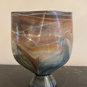 Vintage John Barber 1983 Glass Vase