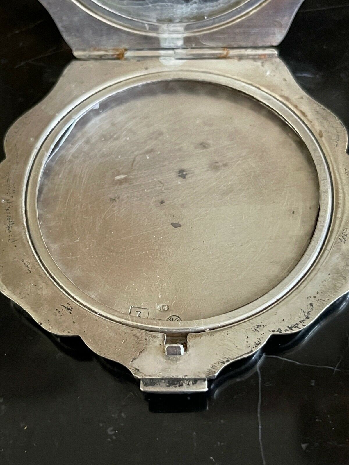 Vintage Solid Sterling Silver Compact With Hallmarks 103 Grams - Etsy