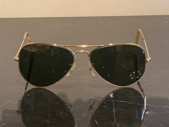 Vintage B&L Ray-Ban USA Aviator Sunglasses