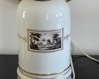 未使用　イタリア　リチャードジノリ(陶器)テーブルランプ　フルーツ柄 未使用 イタリア リチャードジノリ(陶器)テーブルランプ