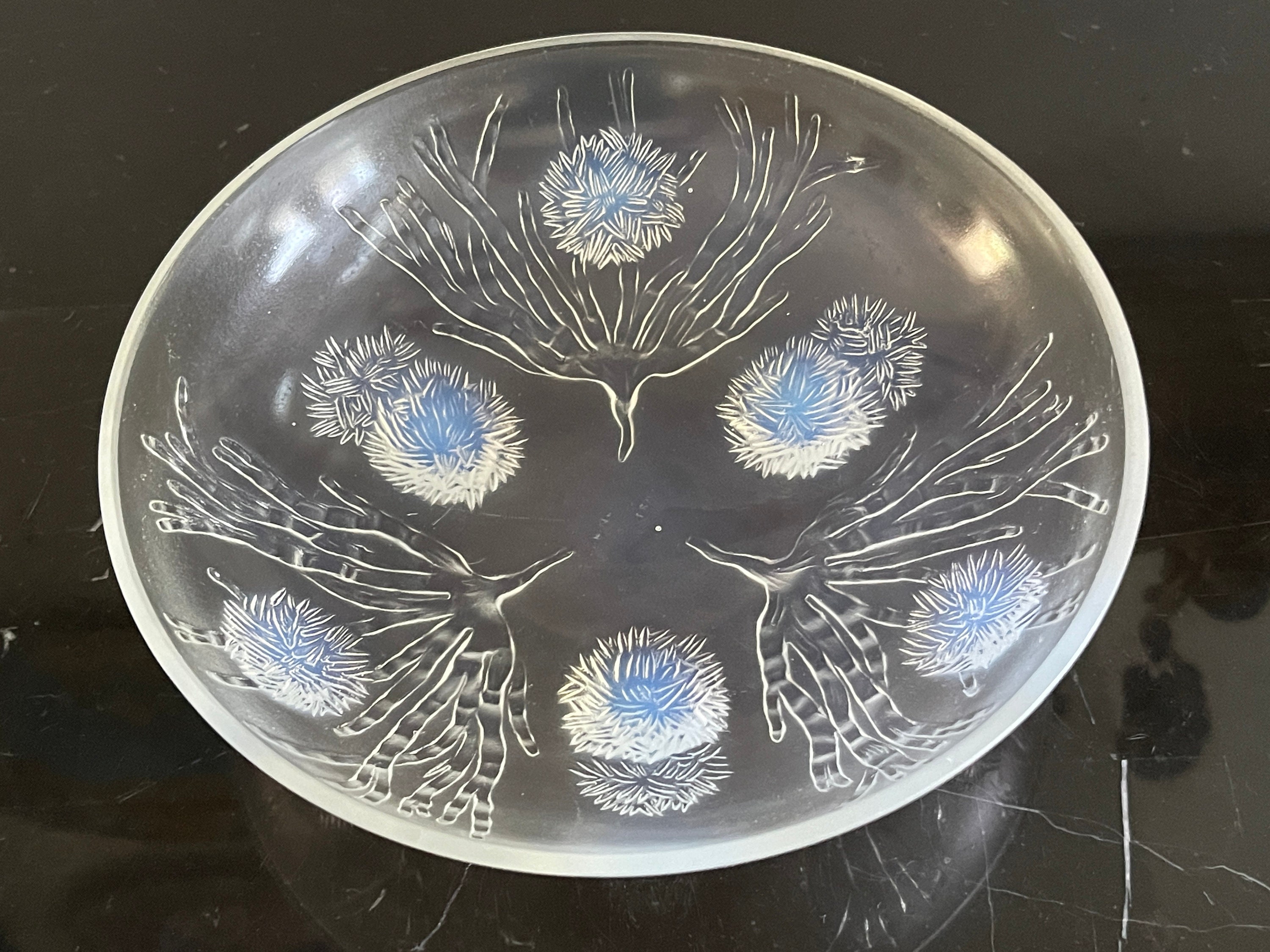 1930 opelescent glass, Dragonfly Art Deco sabino france