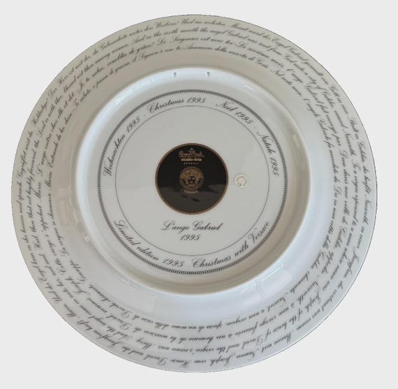 Versace Rosenthal “l'ange Gabriel” 1995 Limited Edition Christmas
