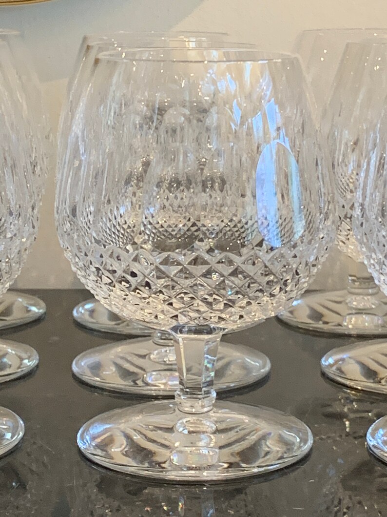 Waterford Crystal Colleen Short Stem Brandy Glasses 7.5 Etsy