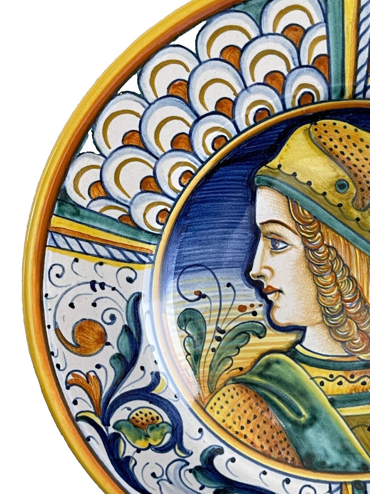 Deruta Italy Signed Gialletti Giulio 8 3/8