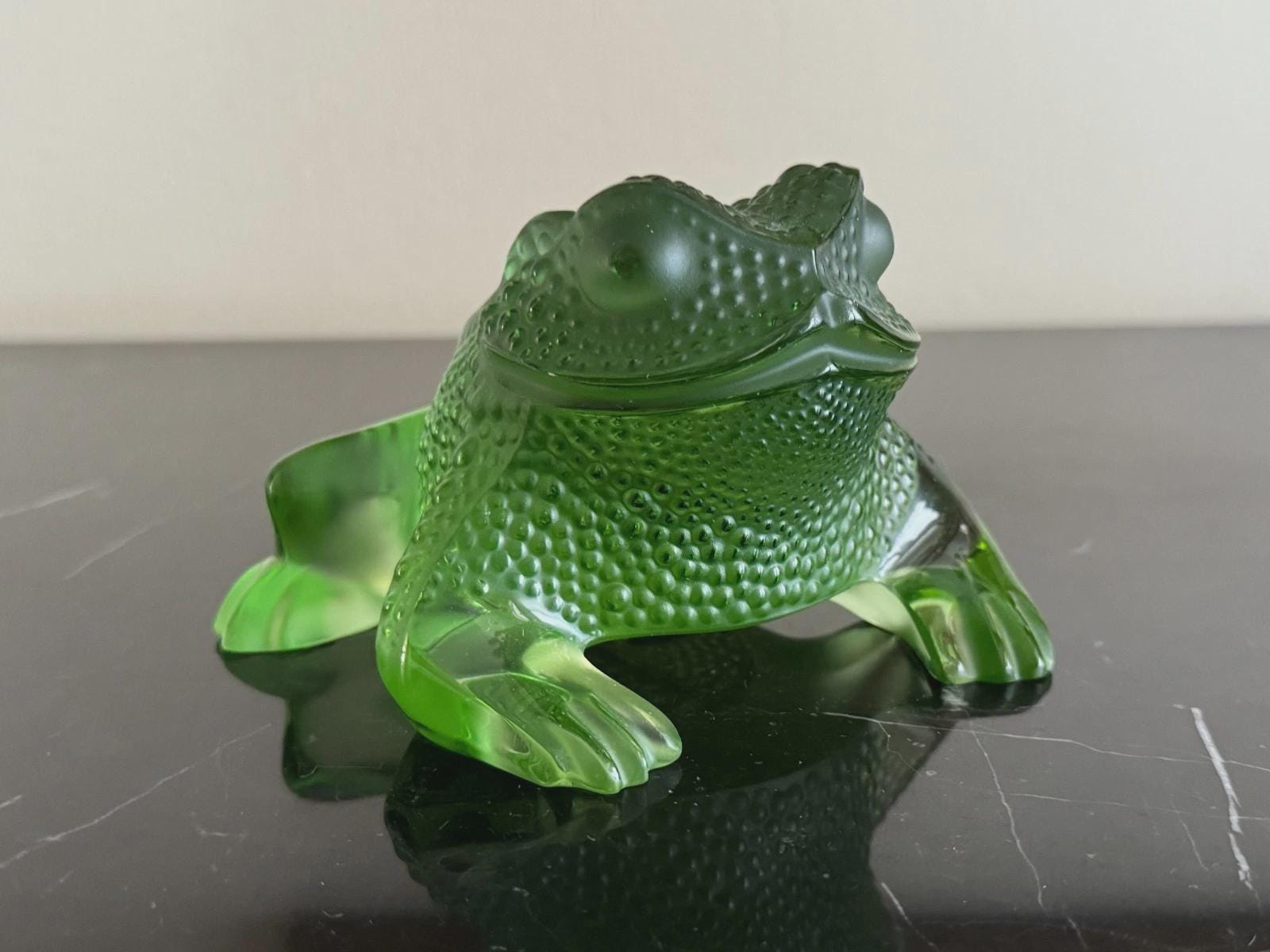 Lalique Frog - Etsy