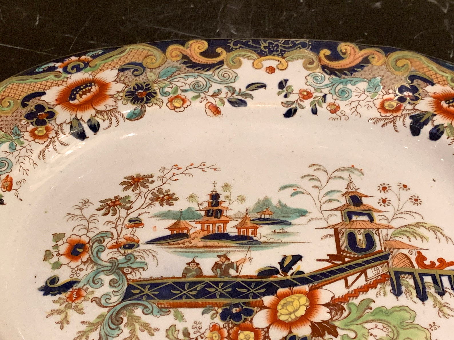 Antique Real Ironstone China Bowl and Plate | Etsy