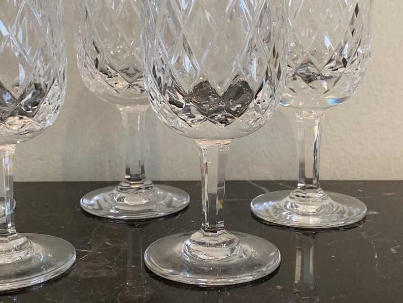 Orrefors Elisabeth Pattern 5 High Wine Glass Set of 5 Etsy