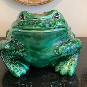 Vintage Arnel's Large Ceramic Frog Toad Figurine image 3