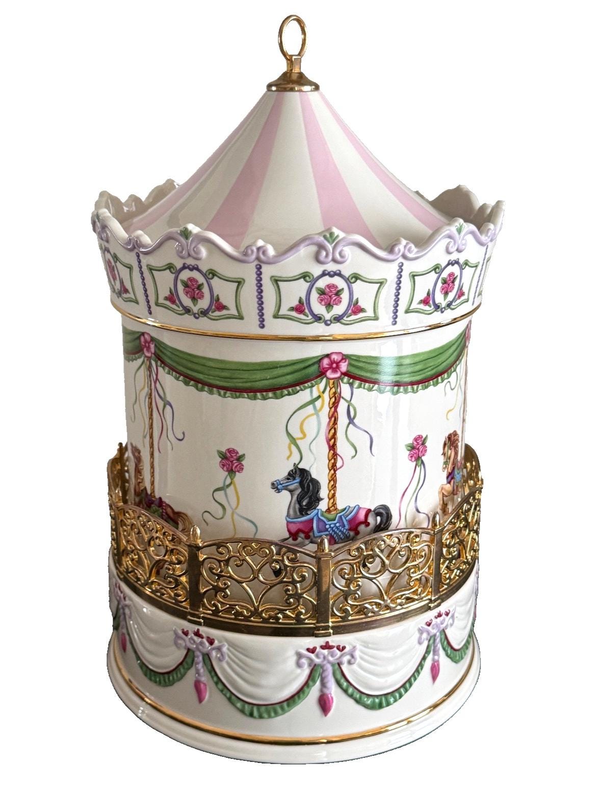 Lenox Limited Edition 374/1000 Carousel Confections Musical Cookie