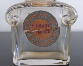 バカラ ヴィンテージ ゲラン ルール ブルー 空の香水瓶 - Etsy 日本