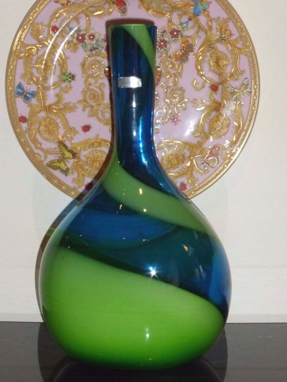 Waterford 14 Crystal Studio Evolution Art Glass Blue And Etsy
