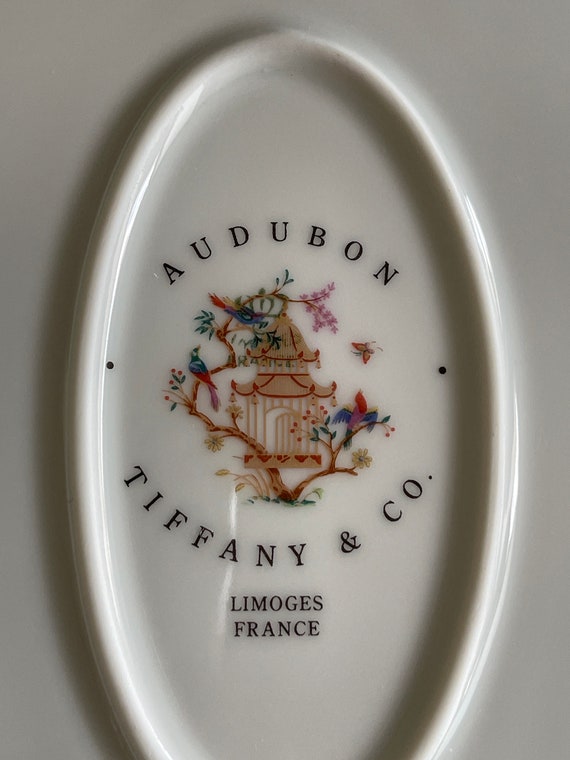 Tiffany & Co Audubon Limoges Hard to Find 15 3/8