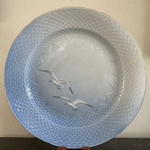 Vintage Bing and Grondahl B&G 1952-1957 Seagull 12 5/8" Round Serving Platter