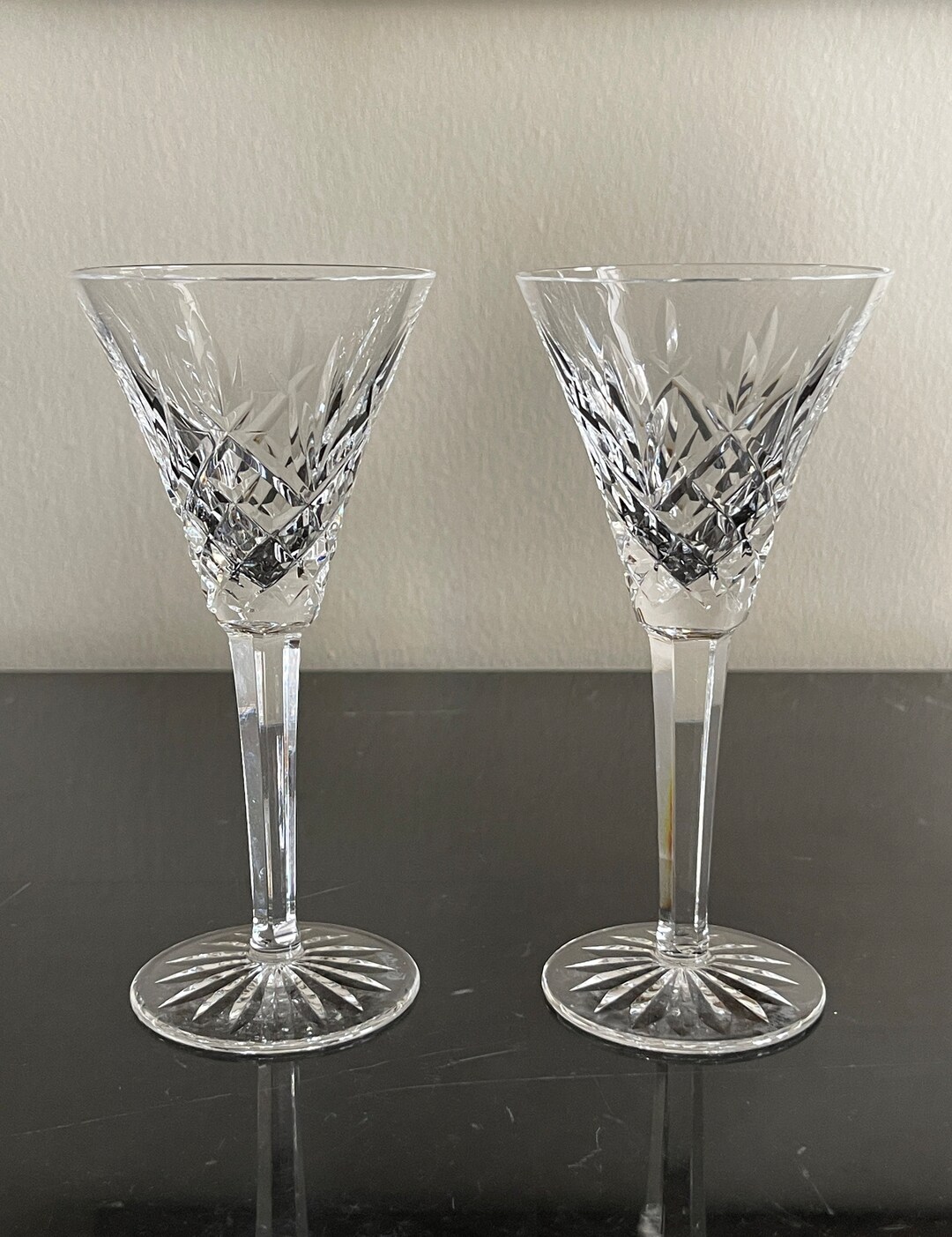 Waterford Crystal Ashbourne 5 1/2 Tall Sherry Glass Set Etsy