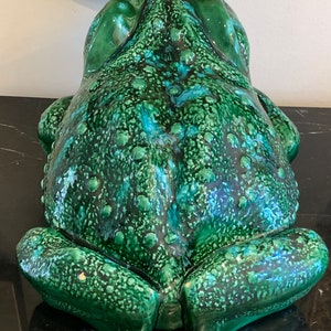 Vintage Arnel's Large Ceramic Frog Toad Figurine image 6