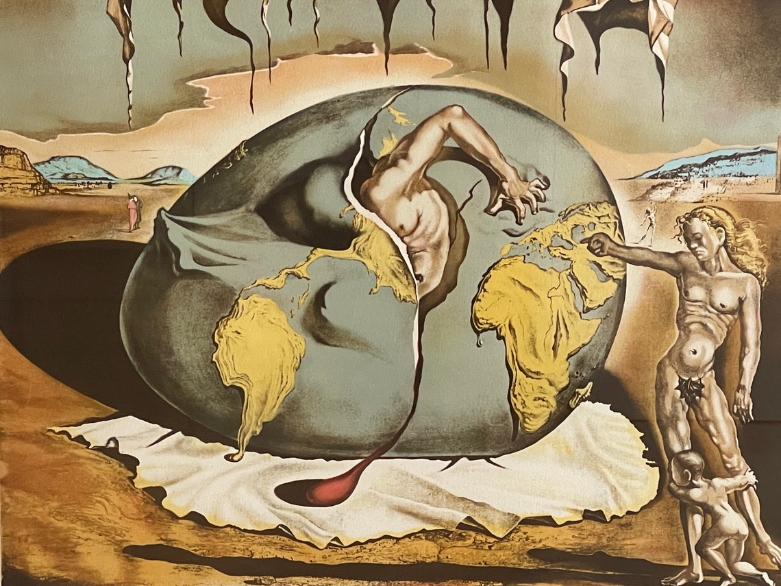 Salvador Dali Geopoliticus Child Watching the Birth of New Man - Etsy