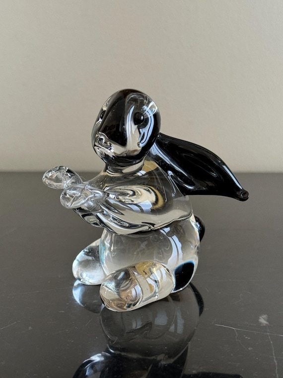 Vintage Archimede Seguso Italian Murano Glass Rabbit Figurine