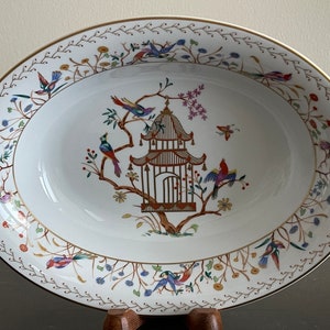 Tiffany & Co Audubon Limoges Hard to Find Oval Vegetable Bowl