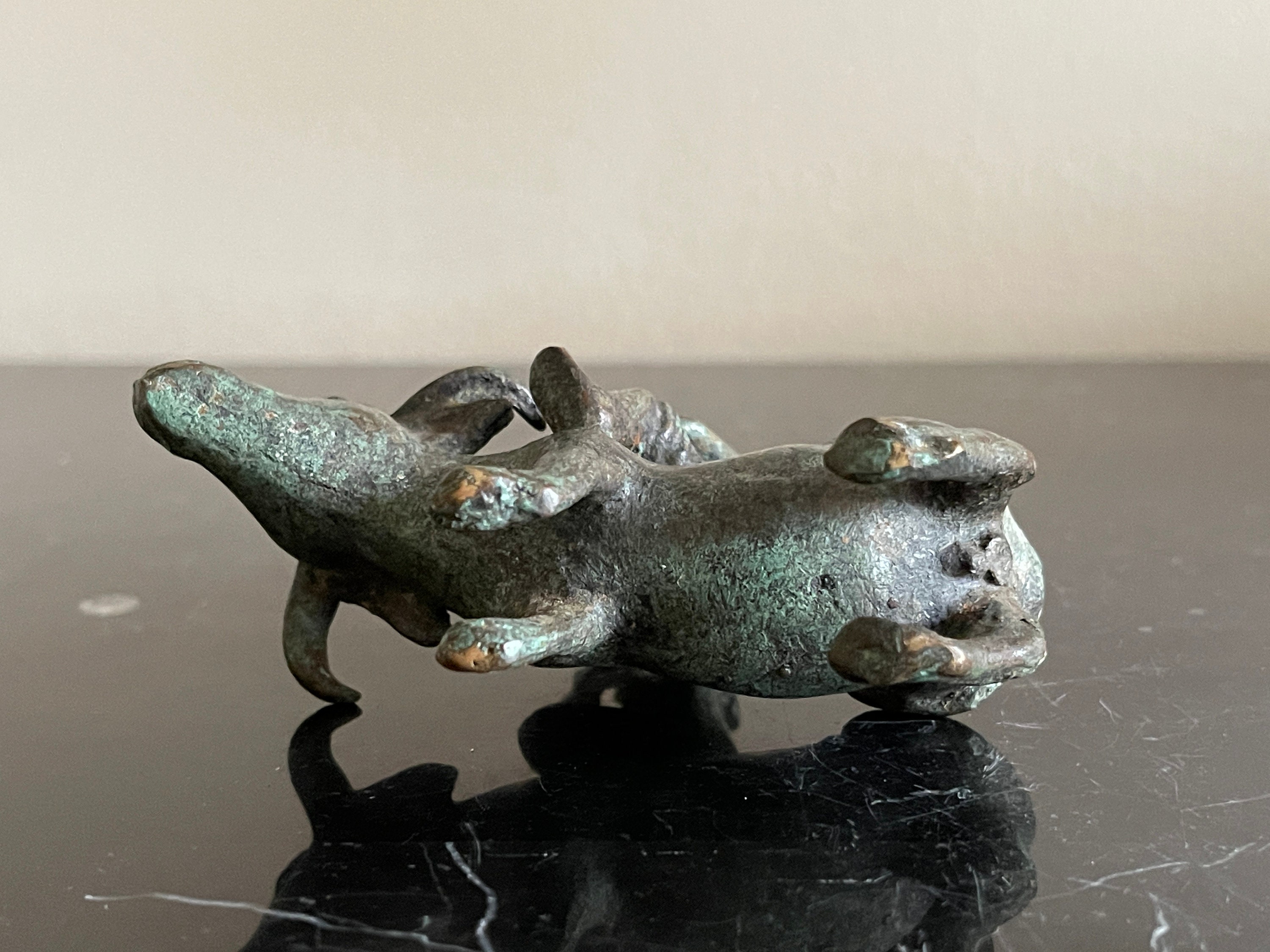 ブロンズ像 うし ヴィンテージ 中国の牛に乗る少年のブロンズ像 - Etsy 日本