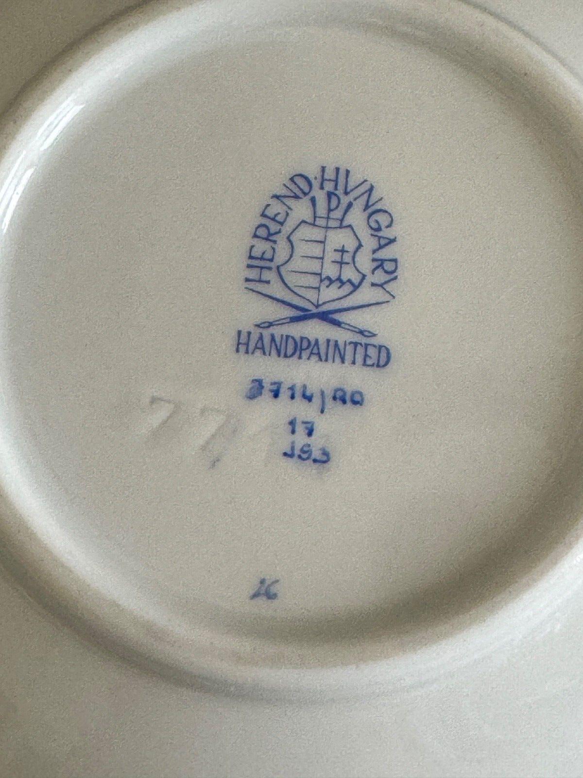 Herend Adorable Porcelain Rothschild Bird Dish 7714/RO - Etsy Canada