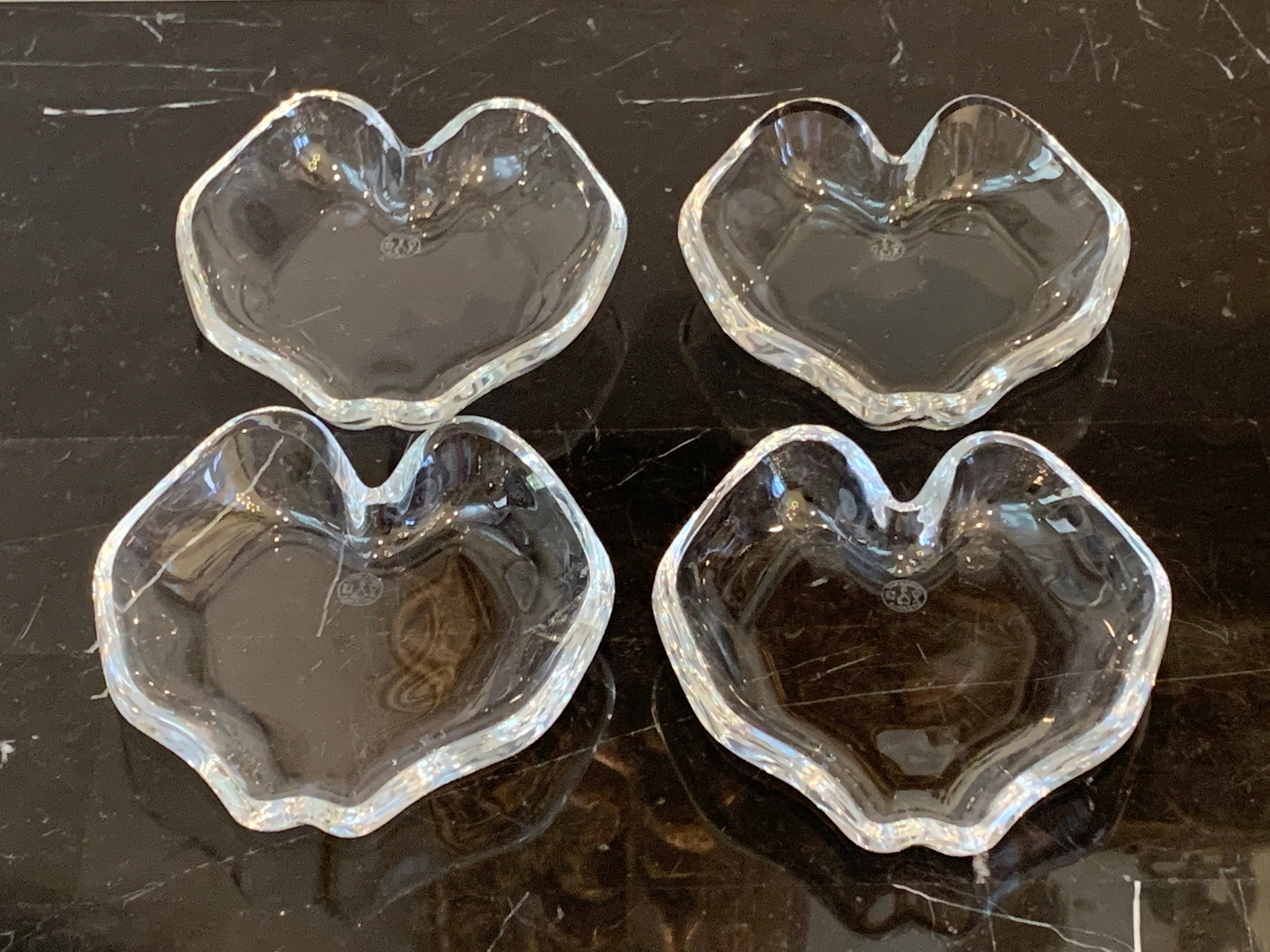 Baccarat Crystal COEUR Heart Shape Dishes Set of 4 - Etsy Baccarat Crystal COEUR Heart Shape Dishes Set of 4 - Etsy