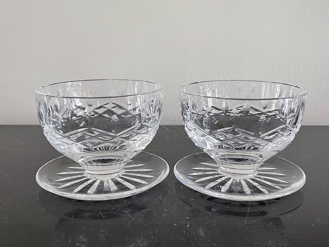 Waterford Crystal Footed Dessert Bowls Set of 2 Etsy