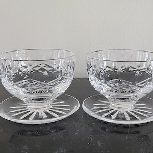 Waterford Crystal Footed Dessert Bowls Set of 2 *