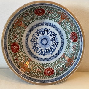 Old Japanese Imari Meiji Period Bowl