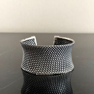 Vintage Sterling Silver Marked .925 Cuff Bracelet 47 Grams *