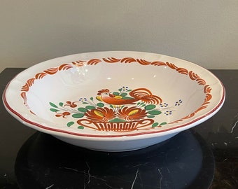 Nicolas Mosse POTTERY チューリップ柄の手書き陶器のボウル Nicolas Mosse POTTERY チューリップ柄の手書き陶器のボウル