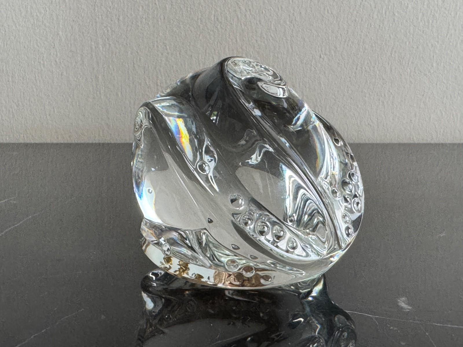 ☆スチューベン グラス ペーパーウェイト☆ ヴィンテージ サイン入り Steuben タコ型ガラス ペーパー