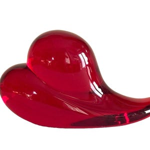 Walter Verdick 1985 Limited Edition (1/250) Rare Red Abstract Acrylic Sculpture