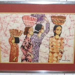 Listed malaysischekünstler Lee Long Looi Aquarell auf Reispapier