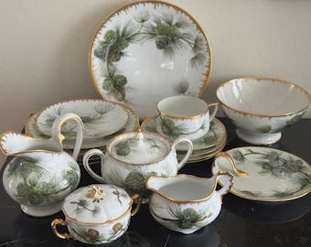 Kolekcja europejskiej porcelany chińskiej – Limoges, Bawaria, Austria – różne marki