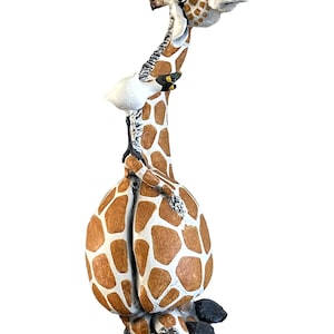 Todd Warner 1996 Limited Edition 15/150 Art Pottery Giraffe Sculpture