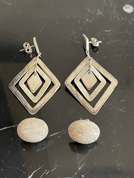 ☆TATIANA☆ Silver 925 Daily Love Earrings EC3020 Silver 925) Daily Love Earring