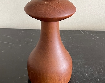 Vintage Dänemark Dansk Holz Salzstreuer und Pfeffermühle Grinder
