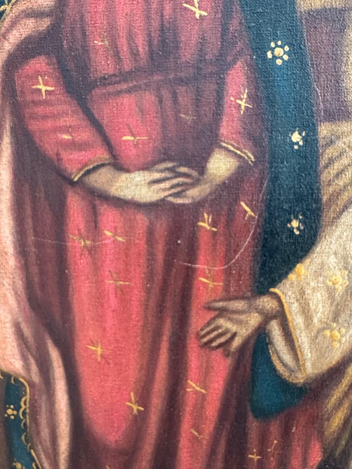 アンティーク 宗教画 油彩 アンティーク 宗教画 油彩 アンティーク