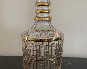 Vintage Imperial Glass Shoji Trellis Decanter *
