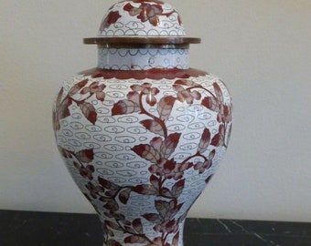 Jahrgang chinesische Cloisonne Deckel Ingwer Jar "China"