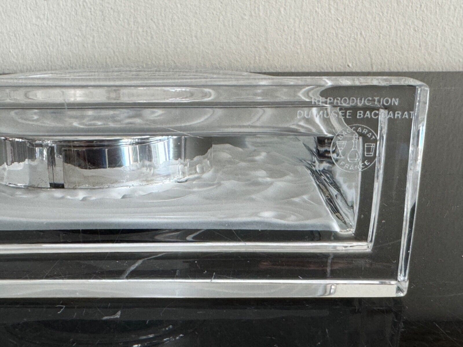 バカラ　クリスタル　バスケット・オブ・アバン・ダンス　クロック バカラ クリスタル 6.5 インチ バスケット オブ アバンダンス クロック