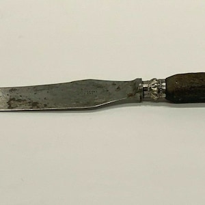 Vintage Joseph Elliot and Sons Stag Carving Handle Knife 15 3/4" Long