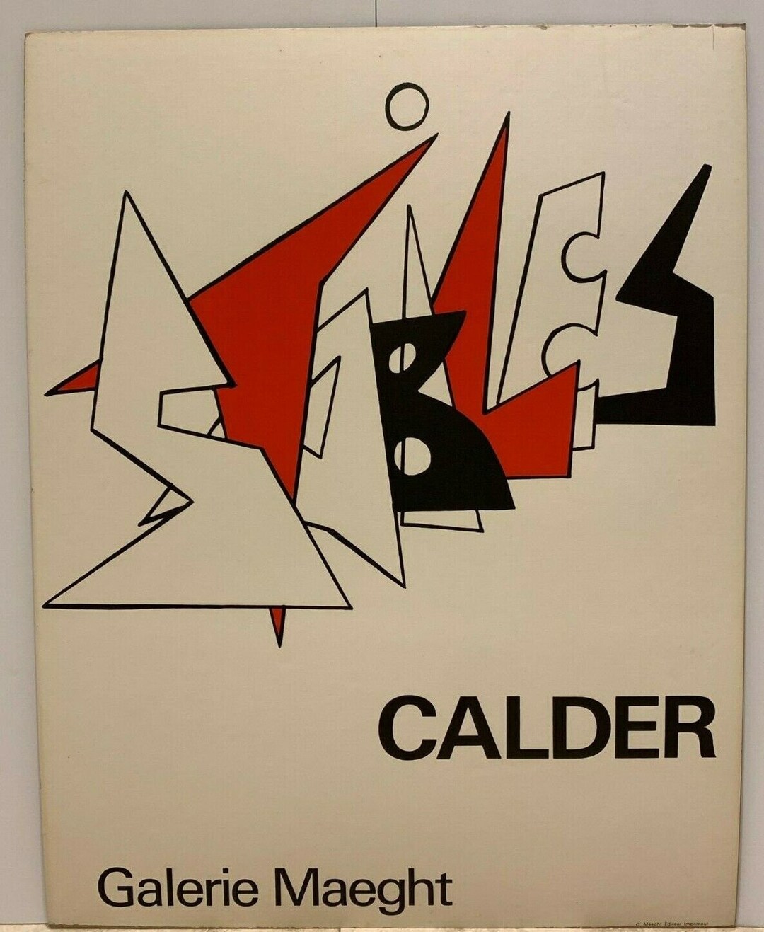 Alexander Calder (american, 1898-1976) Stabiles Galerie Maeght