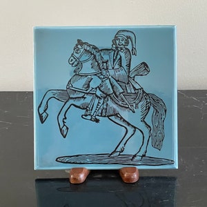 Vintage Fornasetti Italian Ceramic Tile