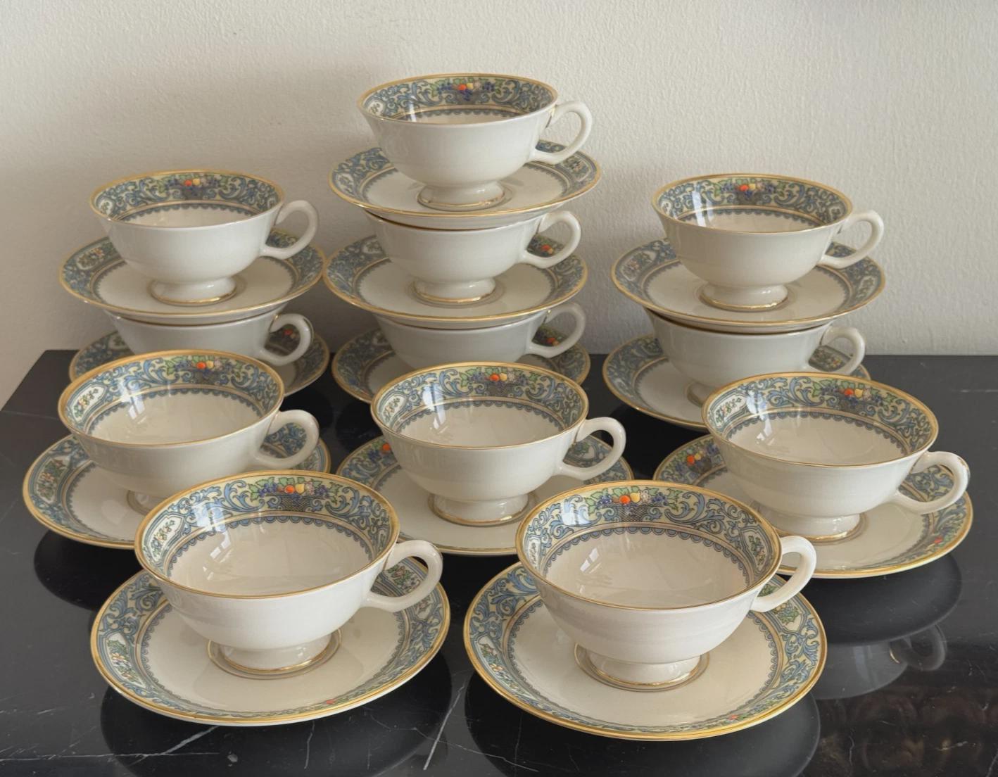 Lenox Autumn Tea Cup and Saucer - Etsy