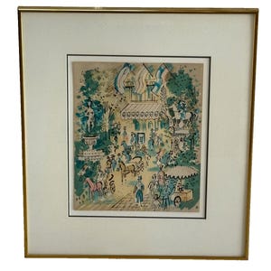リトグラフ　Charles Cobelle  “Casino Paris\" Original Lithograph by Charles Cobelle, 