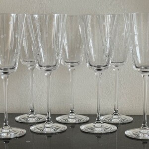 Lenox Kate Spade Larabee Dot Zestaw 7 kryształowych kieliszków do mrożonej herbaty lub wina